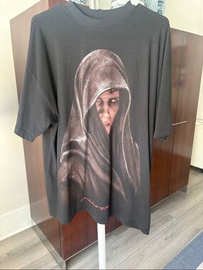 Darc Sport Black Graphic Anakin Skywalker Figure Tee size M